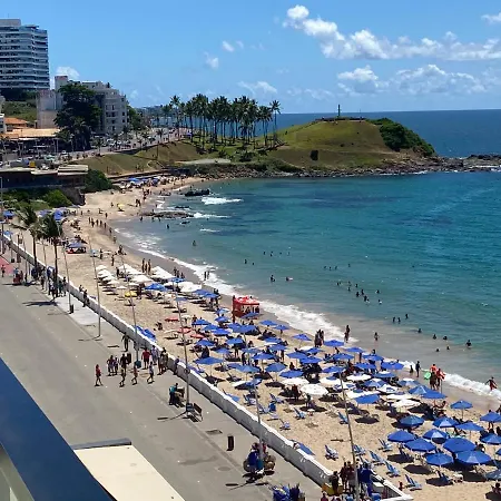 Apartamento Aconchegante Flat Beira Mar Praia Farol Da Barra Salvador Exterior photo