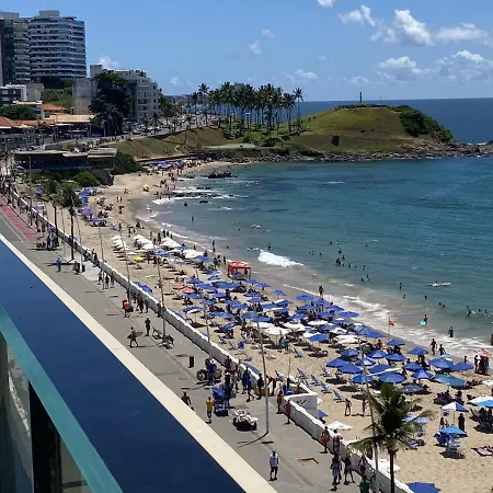 Apartamento Aconchegante Flat Beira Mar Praia Farol Da Barra Salvador Exterior photo